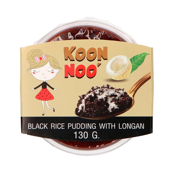 Budino di riso nero con Longan - Koon Noo 130g.